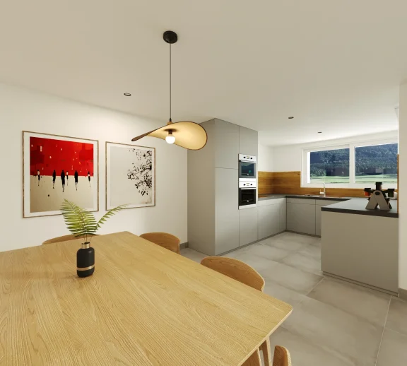 Cuisine de l'appartement B12