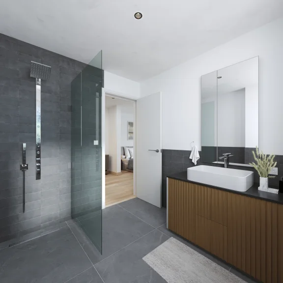 Douche de l'appartement C11