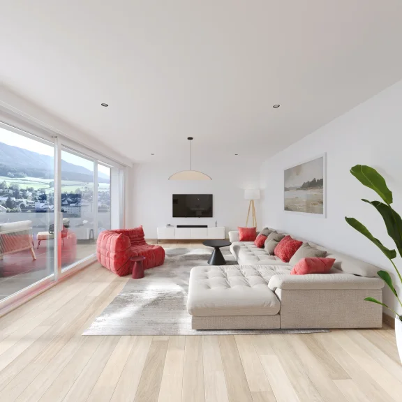 Pi&egrave;ce &agrave; vivre de l'appartment C11